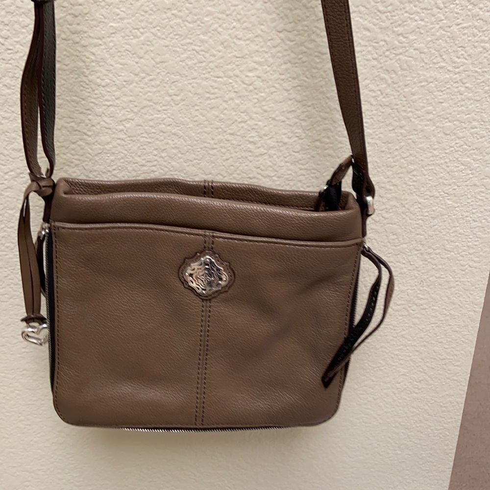 Brighton brown crossbody- adjustable strap